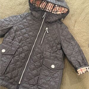 Burberry Quilted Kids Jacket - Black (Girl)